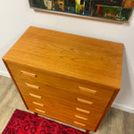 Load image into Gallery viewer, Teak 5 Drawer Tallboy Dresser
