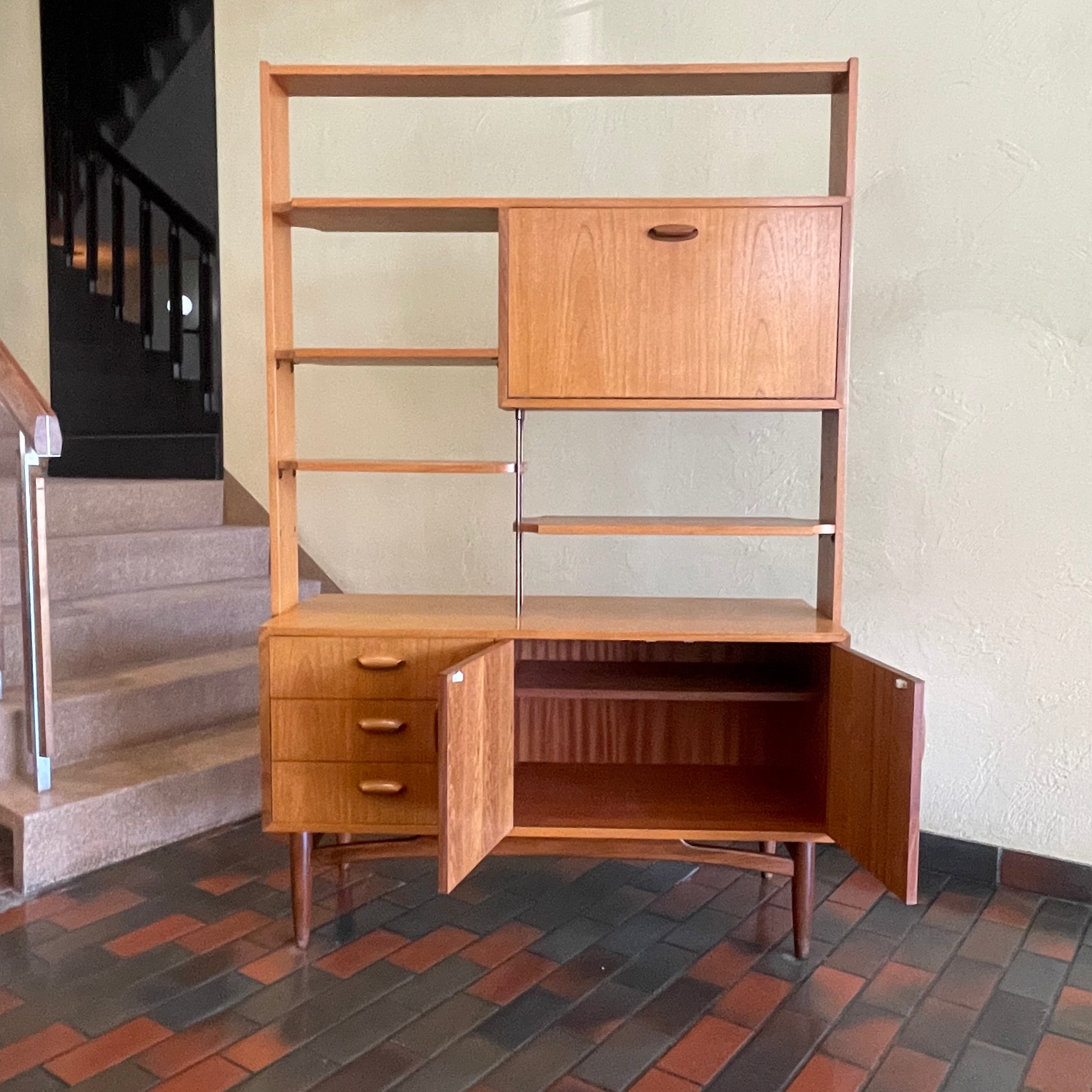 Vintage Teak Bookcase / Bar/ Room Divider by G-Plan. Mr. Mansfield Vintage