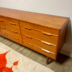 Danish 9 Drawer Teak Dresser Mr. Mansfield Vintage