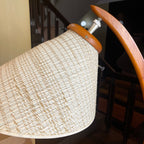 Solid Teak Arc Floor Lamp