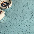 1950s Flower Pattern Turquoise Table + Chair Set - Mr. Mansfield Vintage