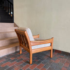 Solid Teak Framed Chair 