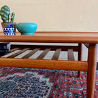 Grete Jalk Danish Teak Coffee Table - Mr. Mansfield Vintage