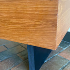 Teak Phone/Entranceway Bench Made in Canada