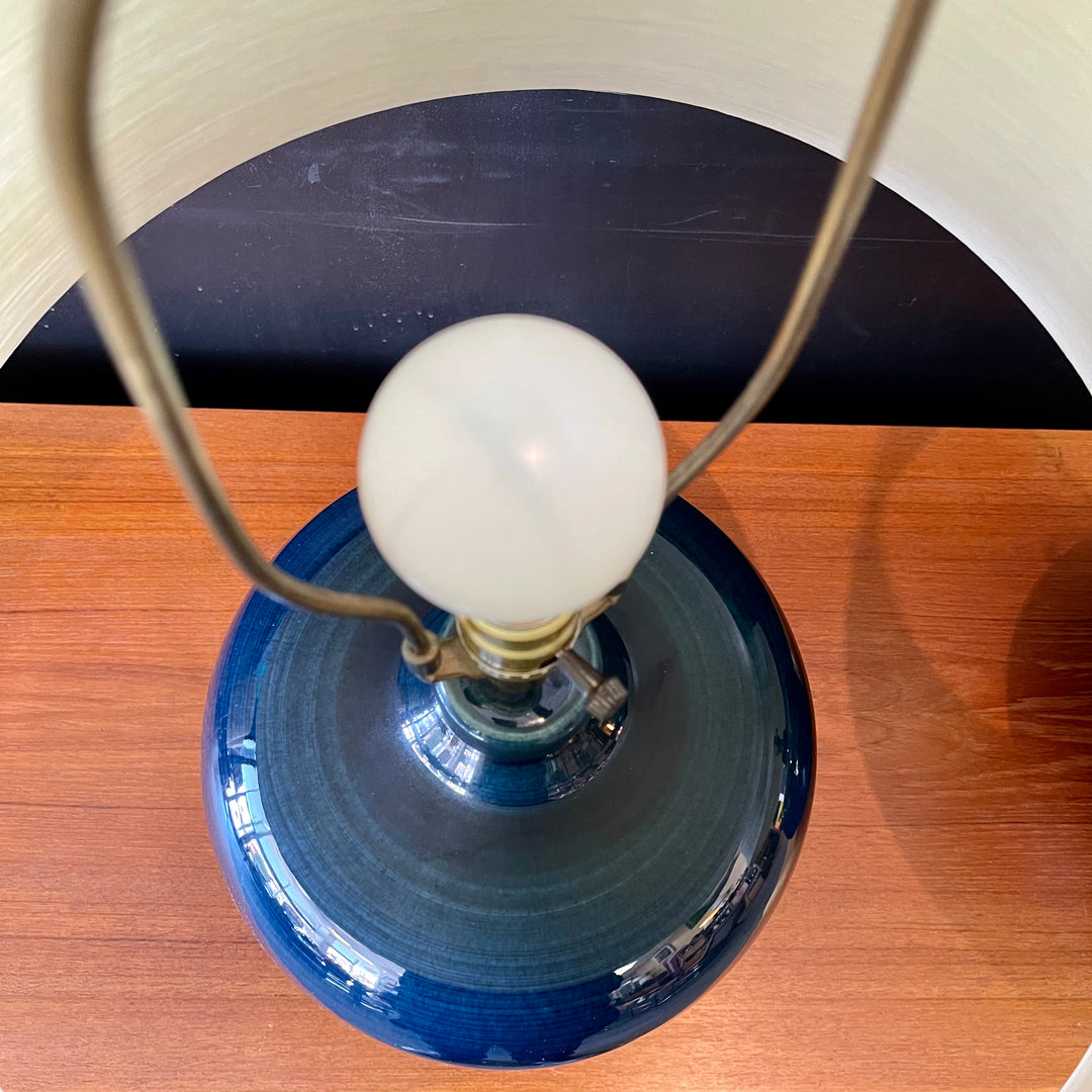 Vintage Lapis Blue LOTTE Lamps - Mr. Mansfield Vintage