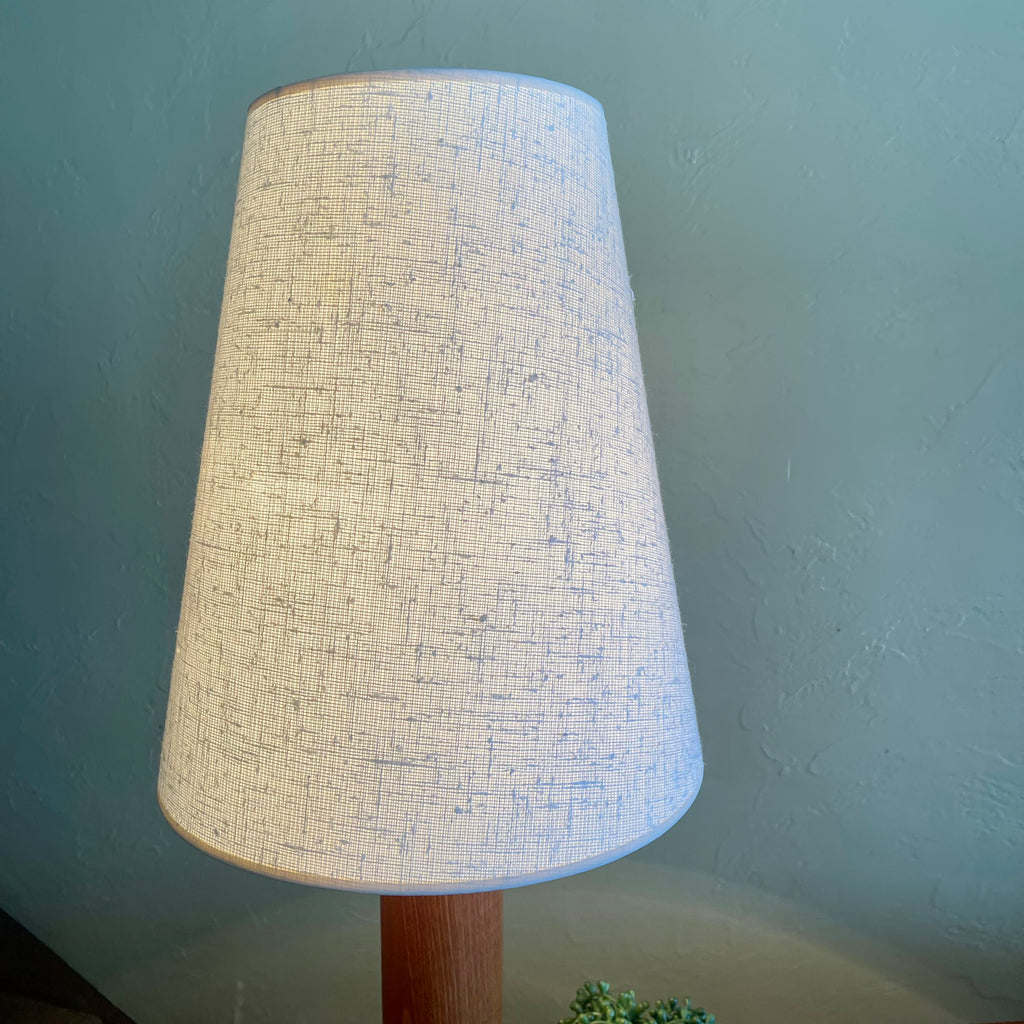 Solid Vintage Teak Table Lamp