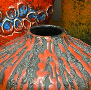 CERAMANO. RUBIN Glaze West German Pottery Vase
