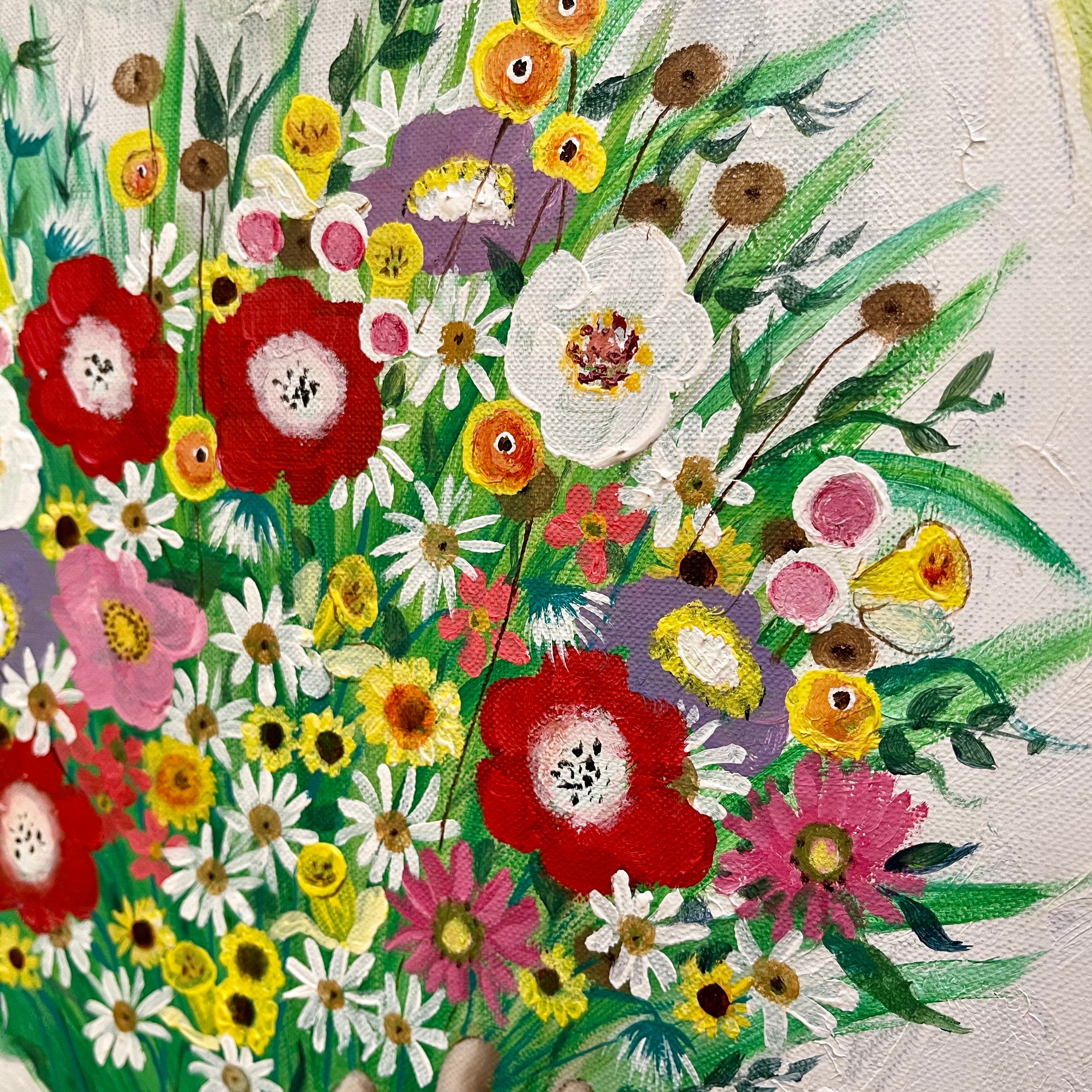 “The Last Bouquet” A painting by Margaret Keane - Mr. Mansfield Vintage