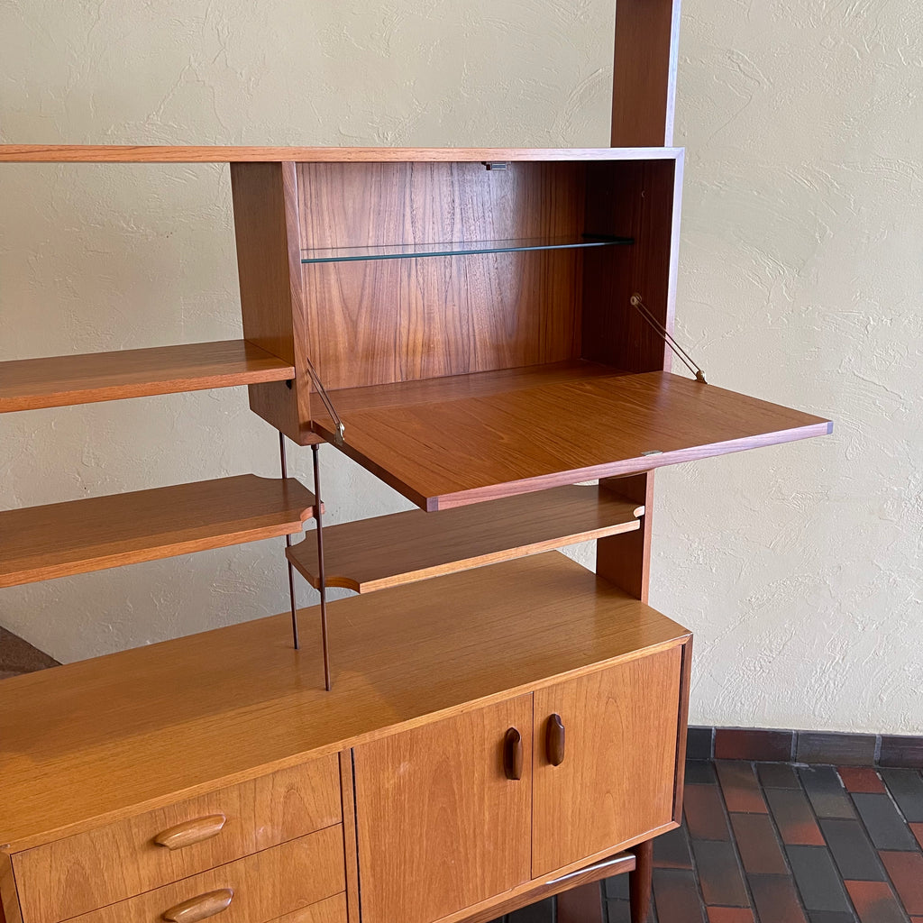 Vintage Teak Bookcase / Bar/ Room Divider by G-Plan. Mr. Mansfield Vintage
