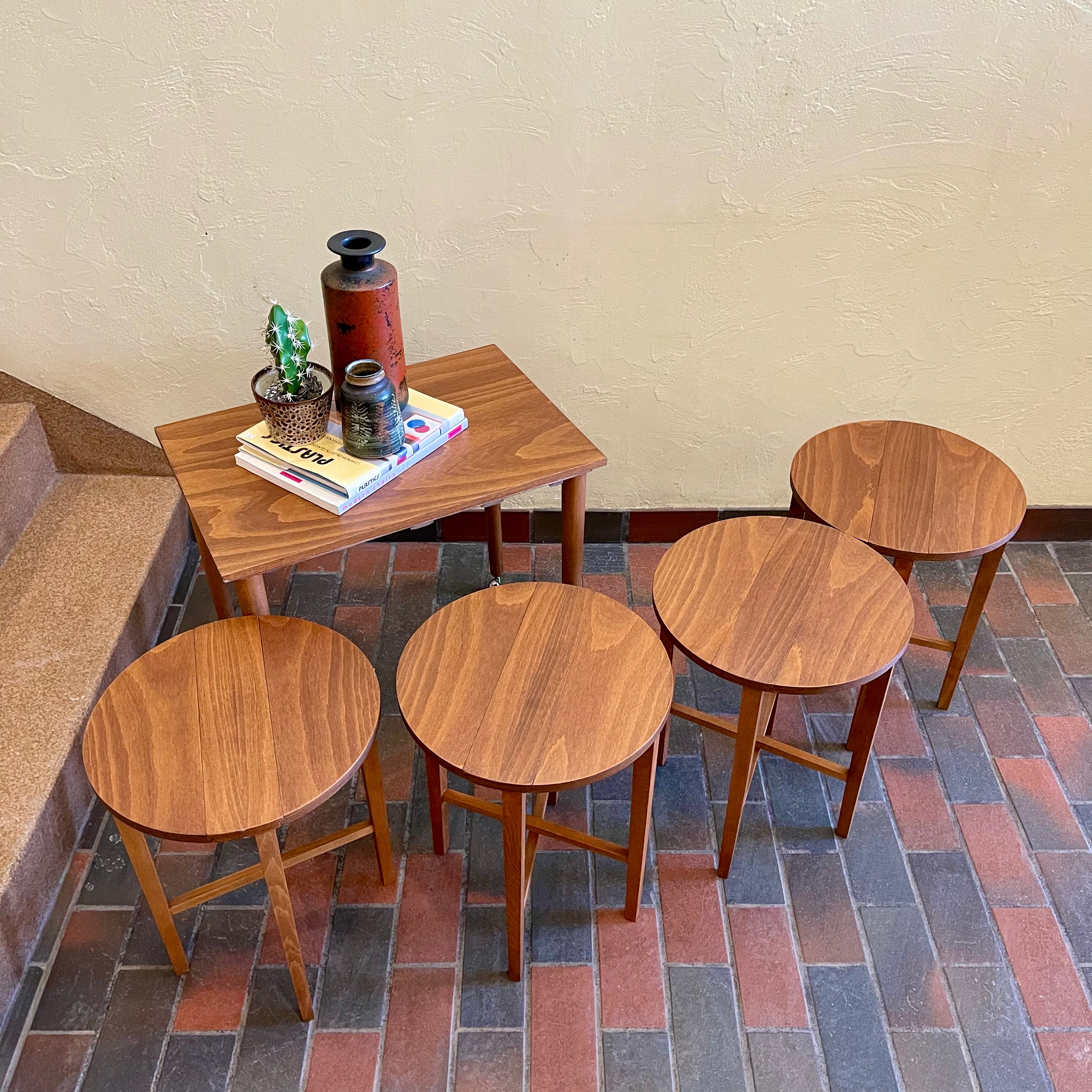 Mid Century Nesting Tables by Poul Hundevad