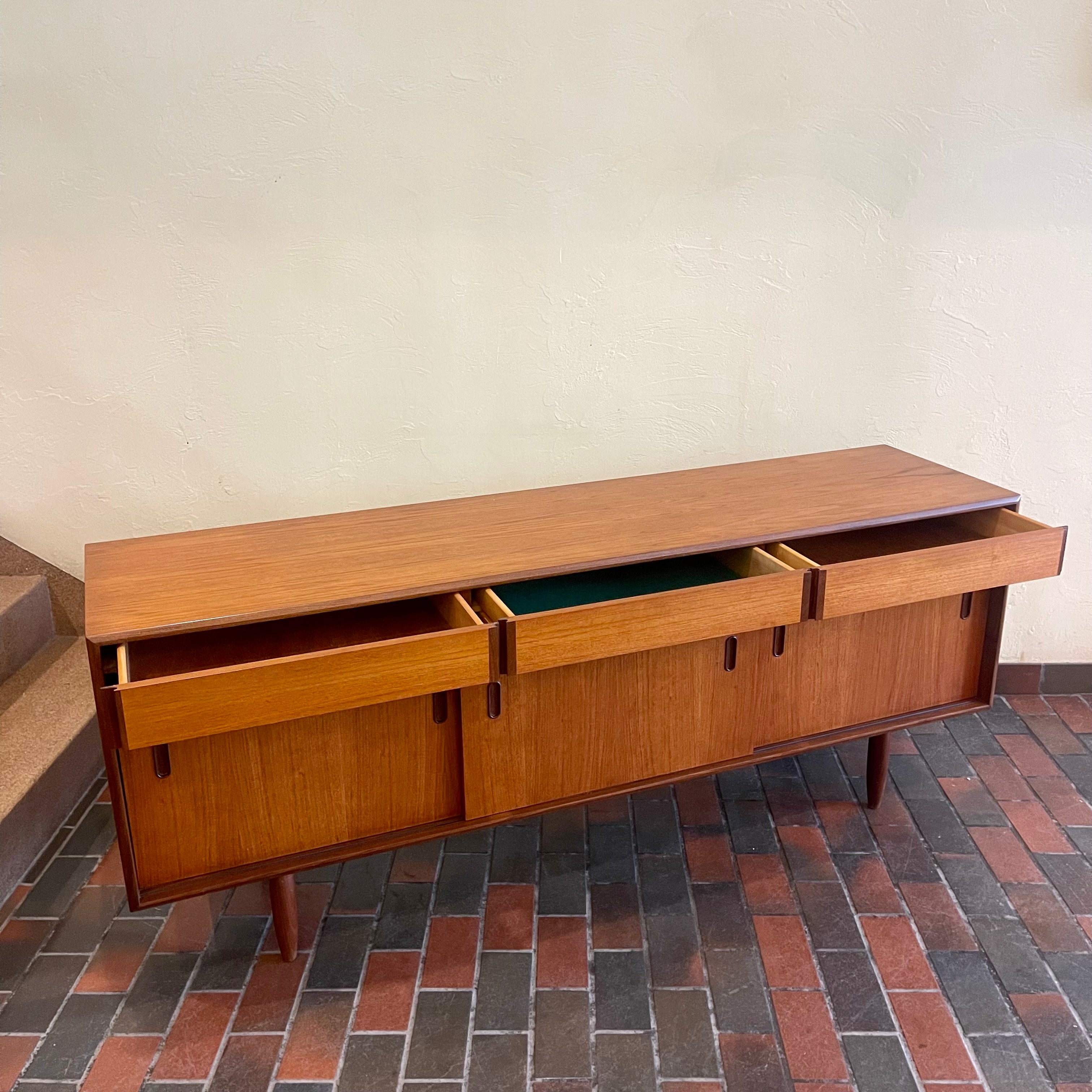 PUNCH Design Teak Credenza Made in Canada Mansfield Vintage 