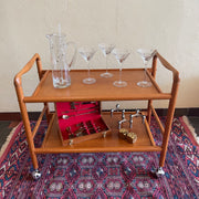Teak Bar/Tea Cart - Mr. Mansfield Vintage