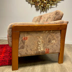 Solid Teak Framed Loveseat