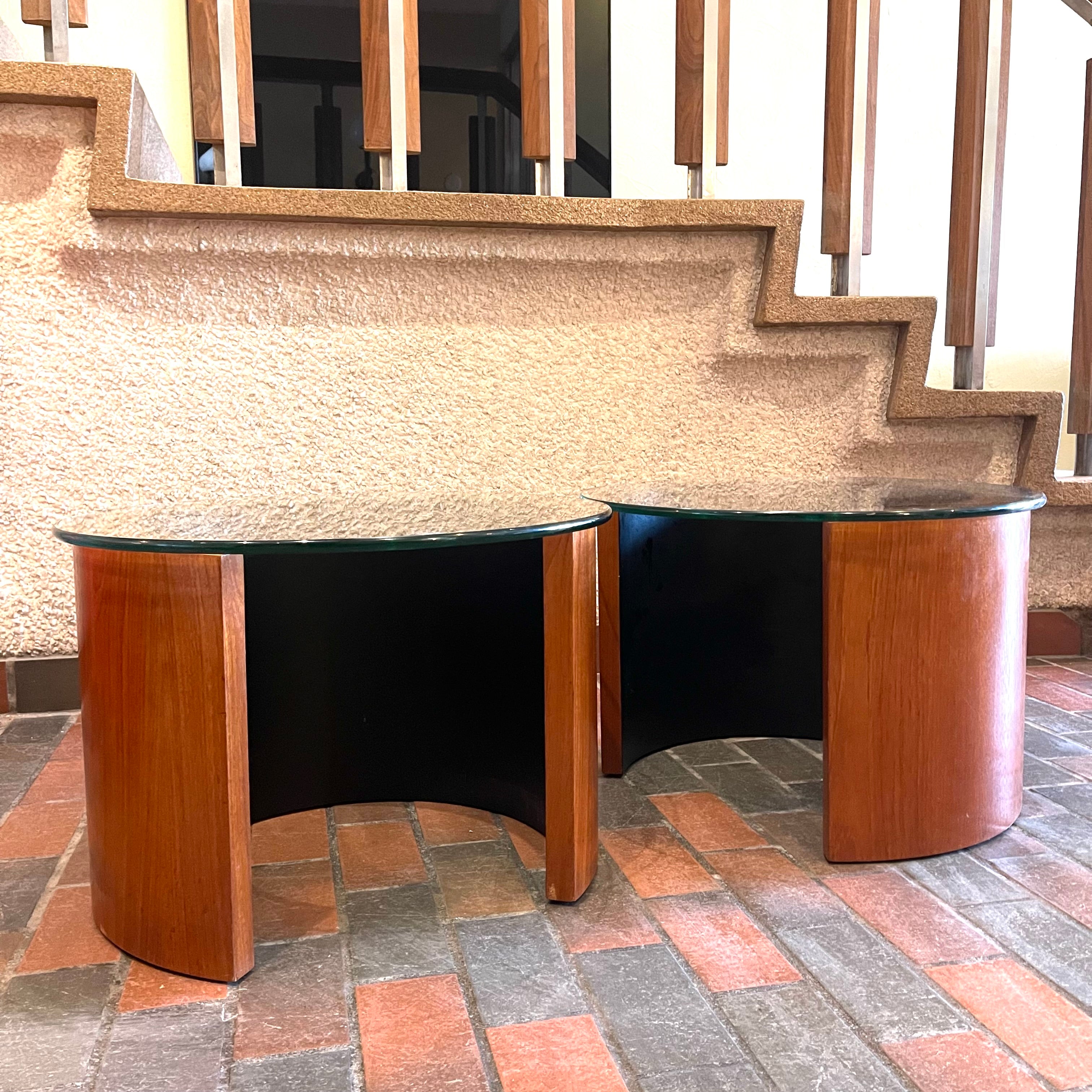 R.S. Associates “LUNAR” Side Tables