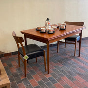 Midcentury Teak Expanding Dining Table