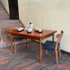 Midcentury Teak Expanding Dining Table