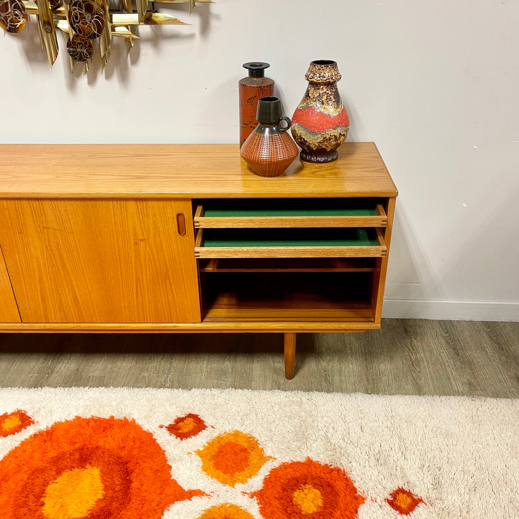 Mid-century Modern Teak Credenza/Sideboard Mr. Mansfield Vintage