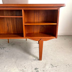 Vintage Teak Open-Back Desk Mr. Mansfield Vintage