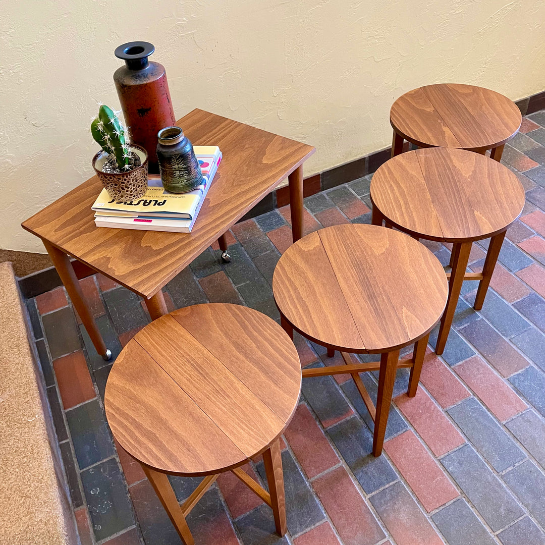 Mid Century Nesting Tables by Poul Hundevad