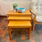 Teak Nesting Tables by Bent Silberg - Mr. Mansfield Vintage