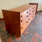 Midcentury Made in Canada Teak 9 Drawer Dresser Mansfield vintage
