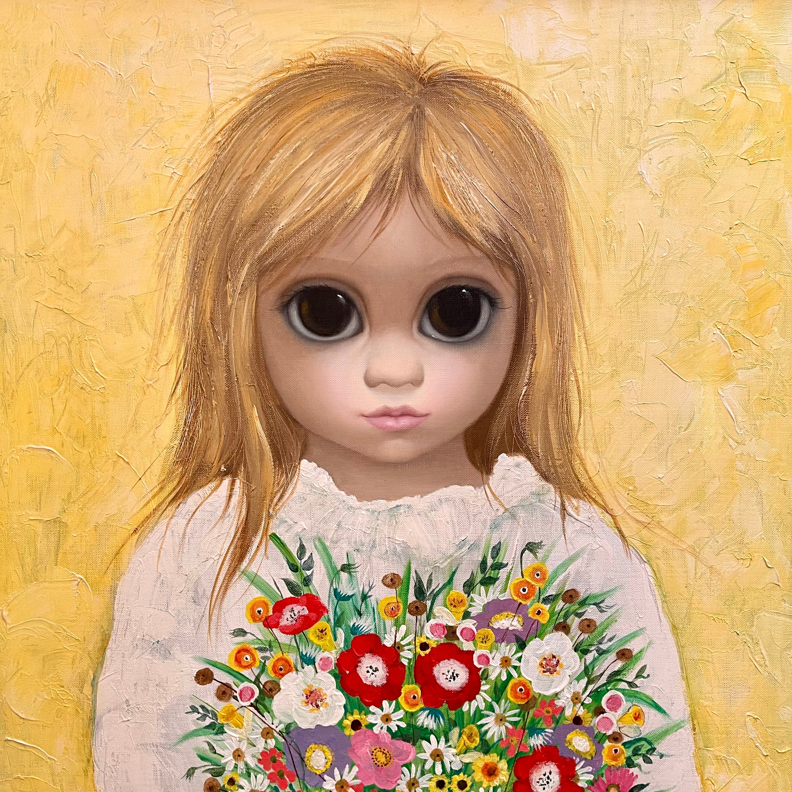 “The Last Bouquet” A painting by Margaret Keane - Mr. Mansfield Vintage