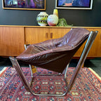Side view of Scandinavian modern Sonic lounge chair by Odd Knutsen