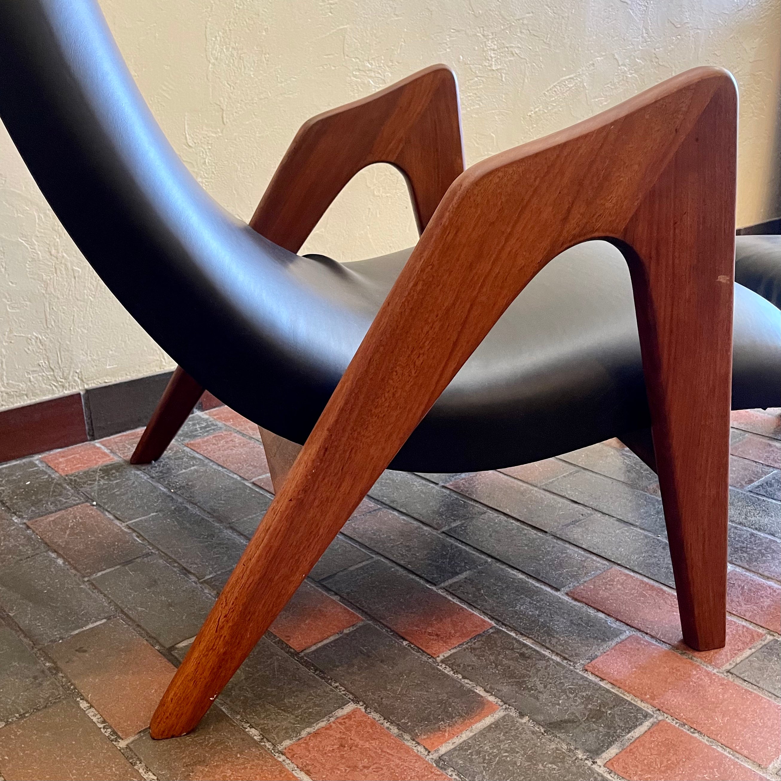 Adrian Pearsall Lounge Chair+ Ottoman for Craft Associates