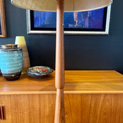 Solid Teak Floor Lamp - Mr. Mansfield Vintage