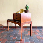 Made in Norway Vintage Phone/Entry Way Bench Model “ROLF”