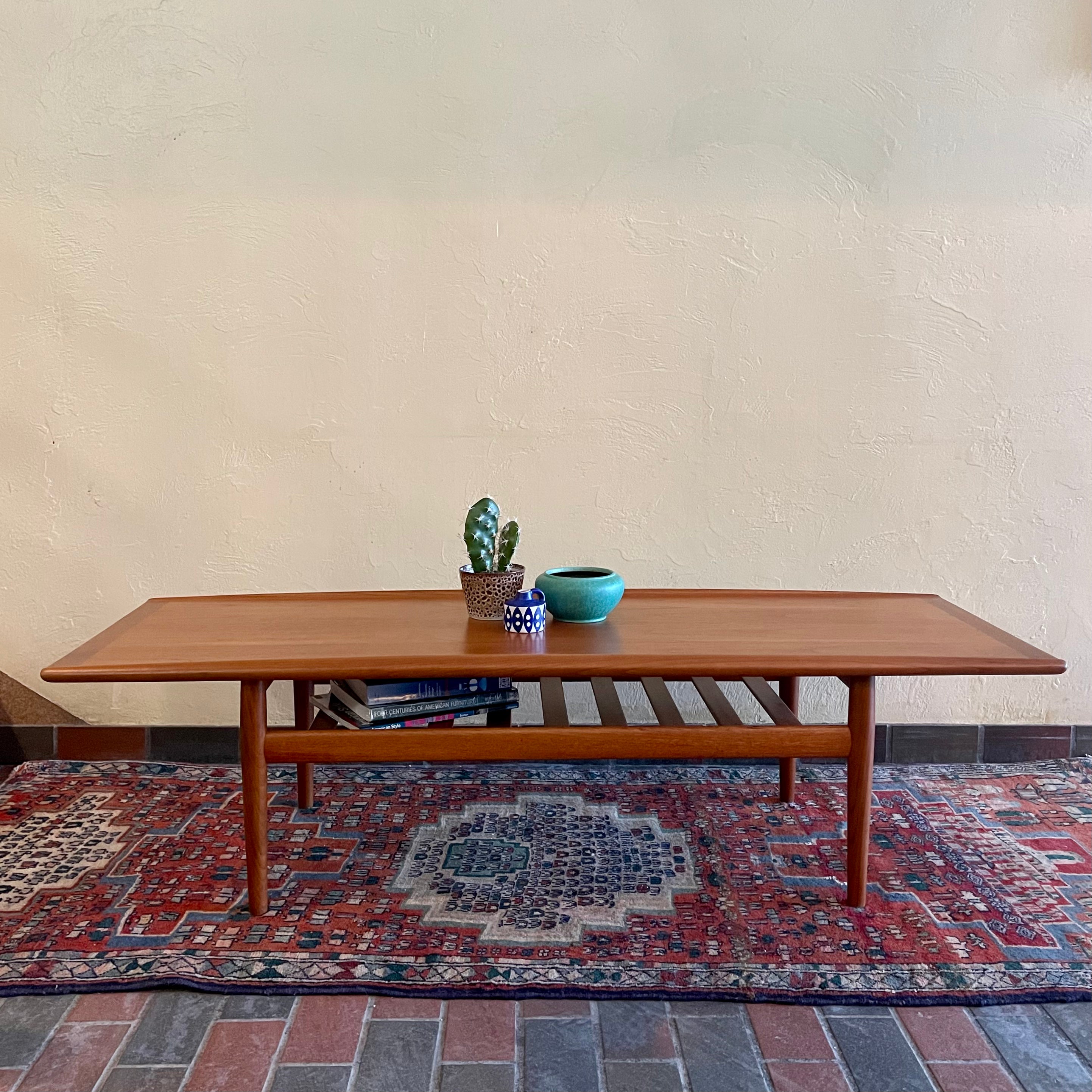 Grete Jalk Danish Teak Coffee Table - Mr. Mansfield Vintage