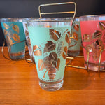 Load image into Gallery viewer, Vintage Cocktail Glasses + Caddy - Mr. Mansfield Vintage