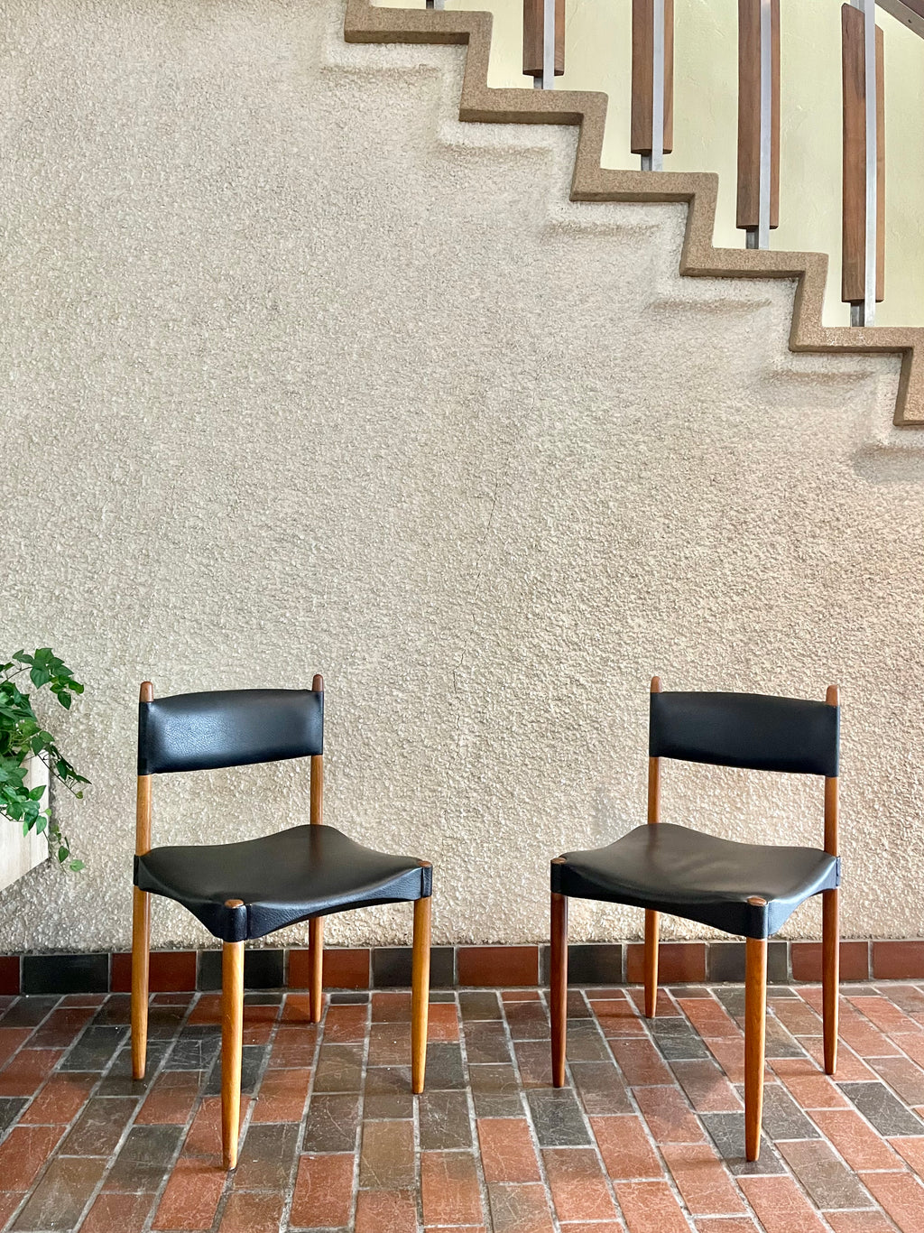 Two Anders Jensen Chairs for Holstebro Denmark