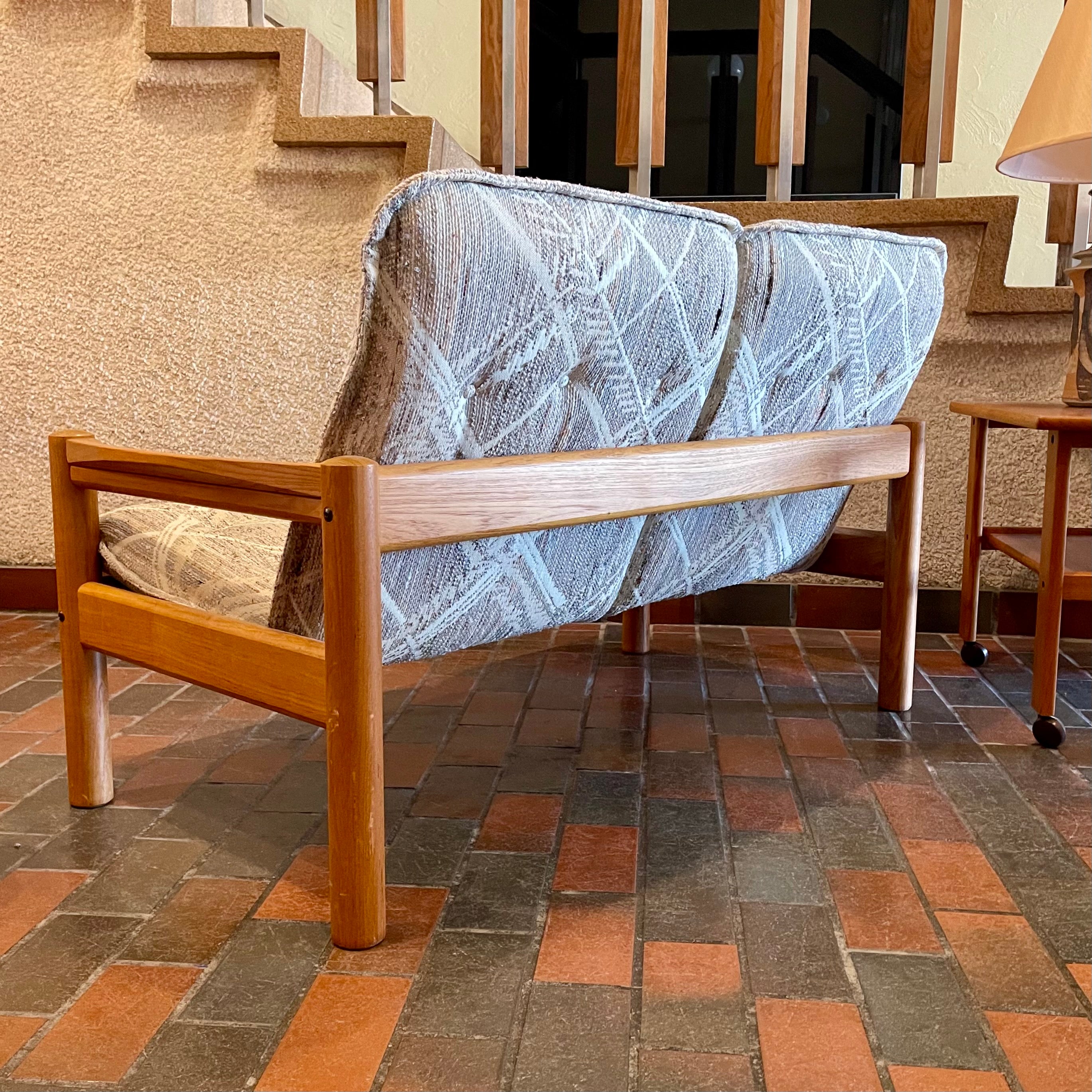 Teak Loveseat by DOMINO MOBLER - Mr. Mansfield Vintage
