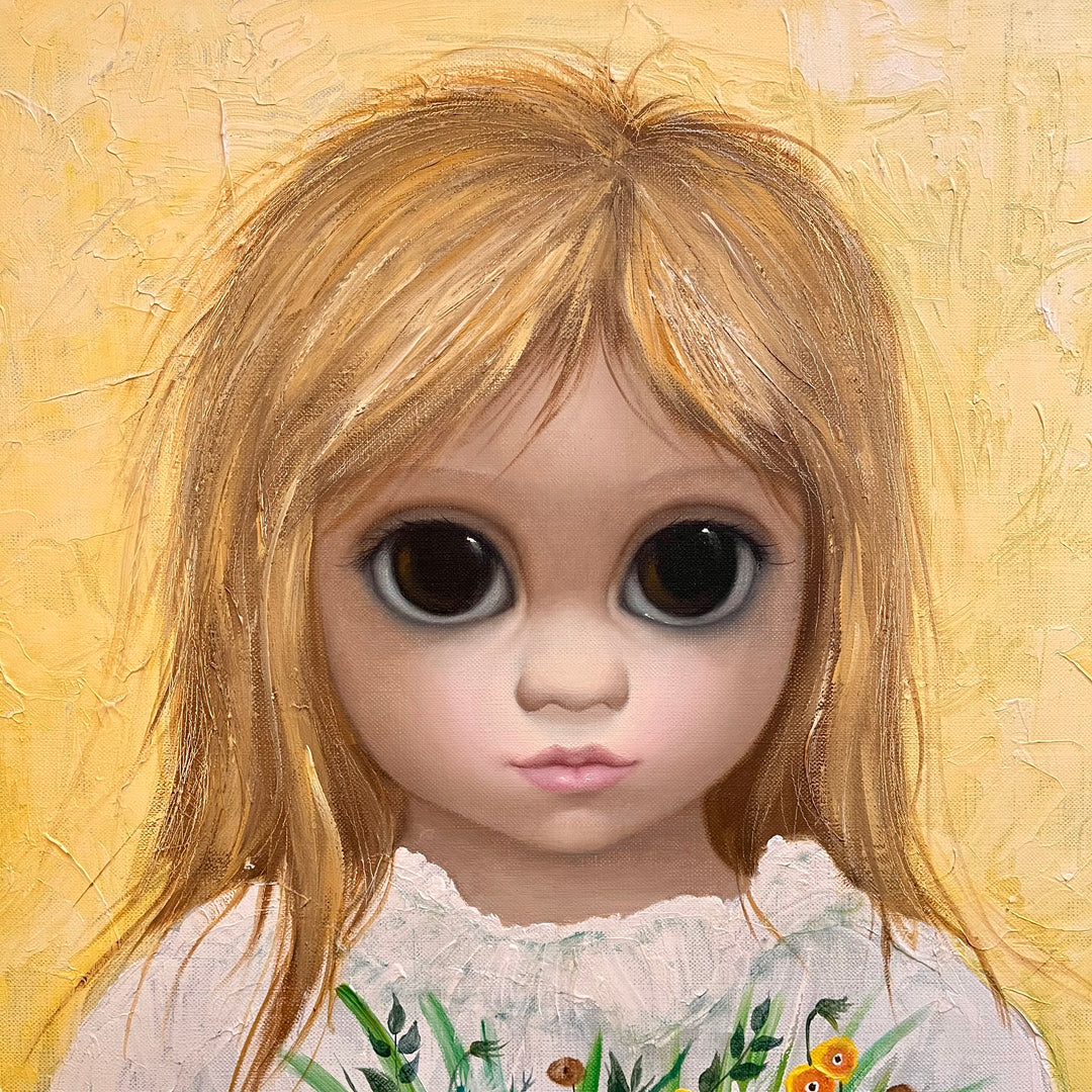 “The Last Bouquet” A painting by Margaret Keane - Mr. Mansfield Vintage