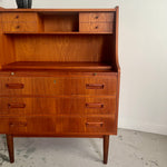 Load image into Gallery viewer, Vintage Teak Secretary Desk Mansfield Vintage 