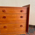 Midcentury Made in Canada Teak 9 Drawer Dresser Mansfield vintage
