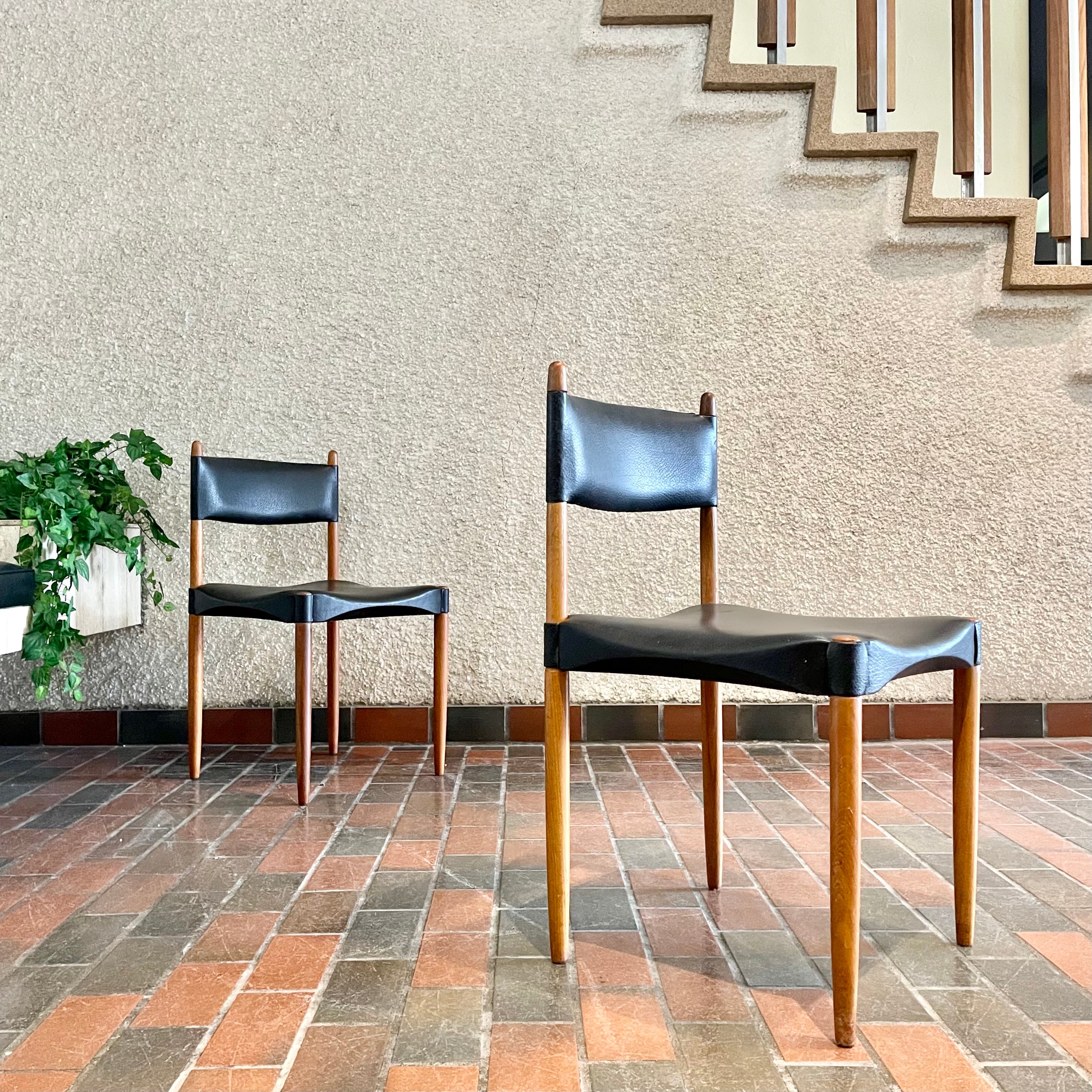 Two Anders Jensen Chairs for Holstebro Denmark