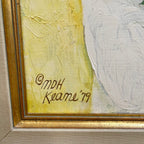 “The Last Bouquet” A painting by Margaret Keane - Mr. Mansfield Vintage