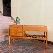 Danish Teak Planter. Made in Denmark 