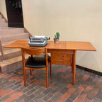 Danish Made Teak Drop-leaf  Desk - Mr. Mansfield Vintage