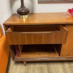 Load image into Gallery viewer, Vintage Walnut Credenza / Bar / Entertainment Unit