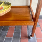 Teak Bar/Tea Cart - Mr. Mansfield Vintage