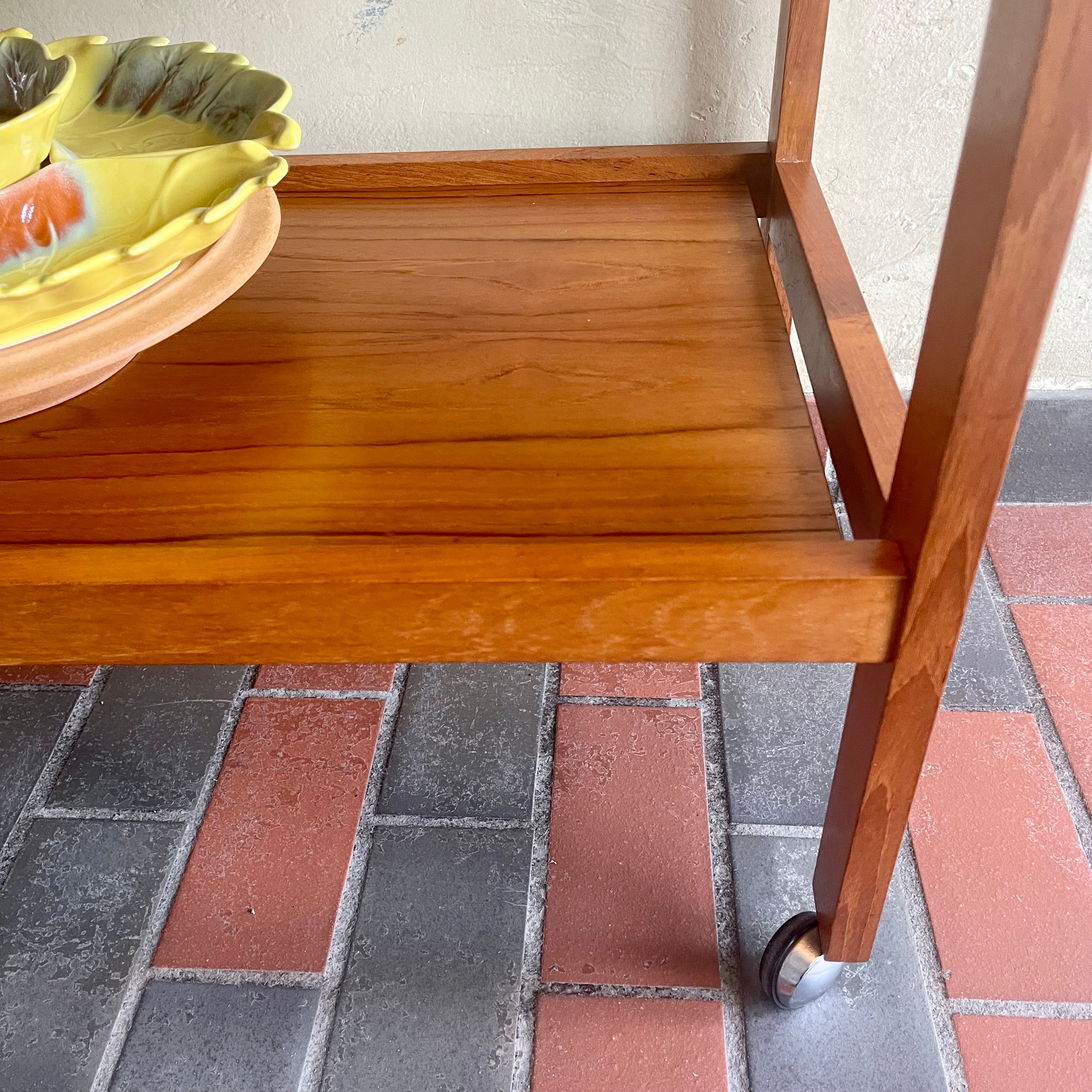 Teak Bar/Tea Cart - Mr. Mansfield Vintage