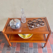 Teak Bar/Tea Cart - Mr. Mansfield Vintage