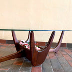 Kroehler Walnut Coffee / Cocktail Table - Mr. Mansfield Vintage
