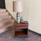Vintage Walnut Nightstand