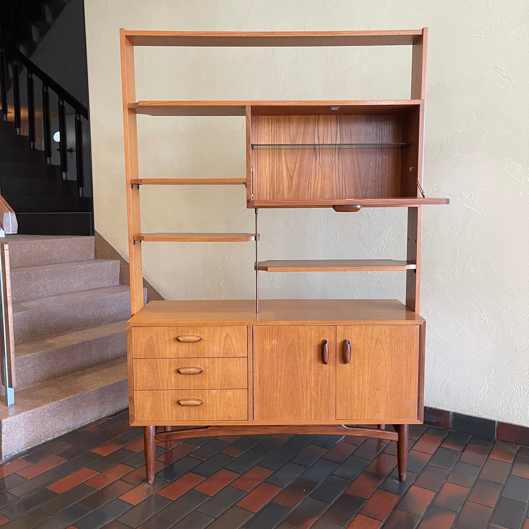 Vintage Teak Bookcase / Bar/ Room Divider by G-Plan. Mr. Mansfield Vintage