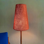 Solid Teak Floor Lamp Mr. Mansfield Vintage