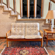 Teak Loveseat by DOMINO MOBLER